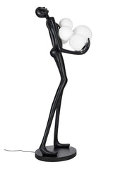 Stojaca lampa Human Premium – sklolaminát, sklo