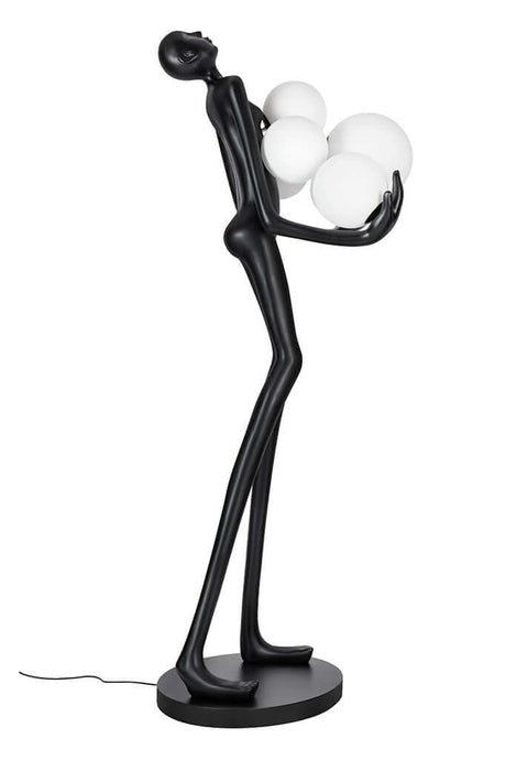Stojaca lampa Human Premium – sklolaminát, sklo