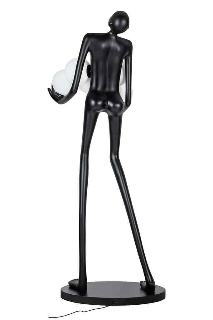 Stojaca lampa Human Premium – sklolaminát, sklo