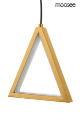 Závesná lampa Acustica zlatá