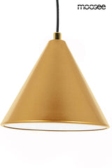 Závesná lampa Acustica zlatá