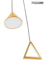 Závesná lampa Acustica zlatá