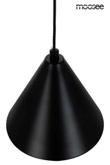 Závesná lampa Acustica čierna