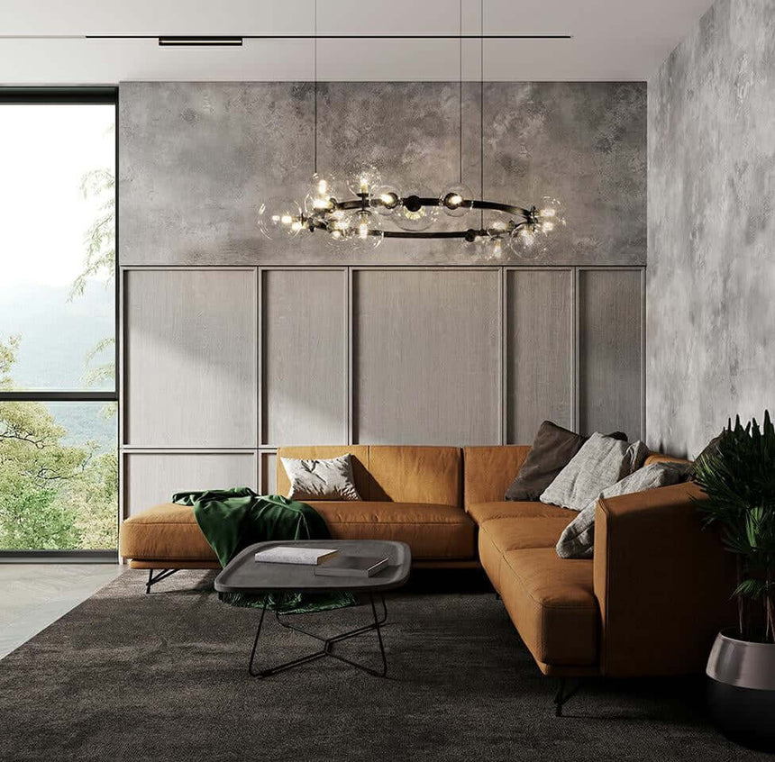 73. Závesná lampa Alure 120 čierna