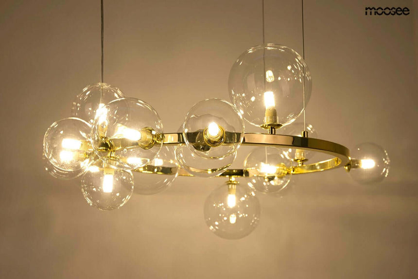 Závesná lampa Alure 85 zlatá