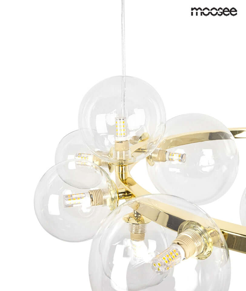 Závesná lampa Alure 85 zlatá