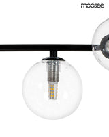 Závesná lampa Alure Line Twin 120 čierna