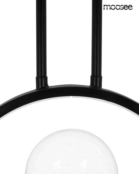 Závesná lampa Alure Line Twin 120 čierna