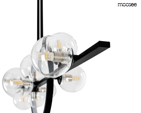Závesná lampa Alure Line Twin 120 čierna