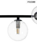 Závesná lampa Alure Line Twin 90 čierna