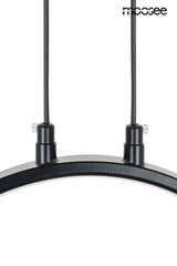 Závesná lampa Alure Line Twin 90 čierna