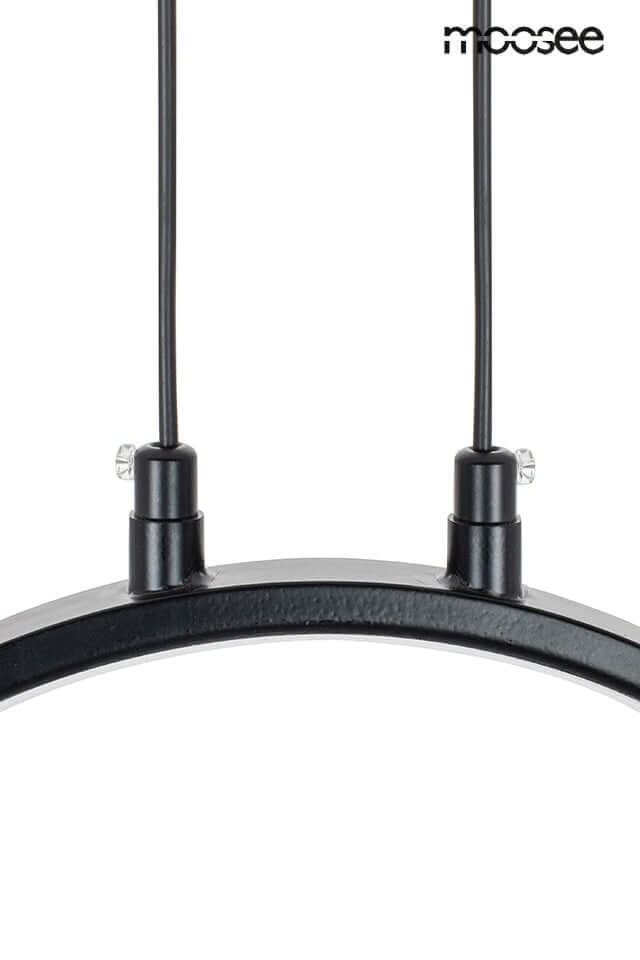 Závesná lampa Alure Line Twin 90 čierna