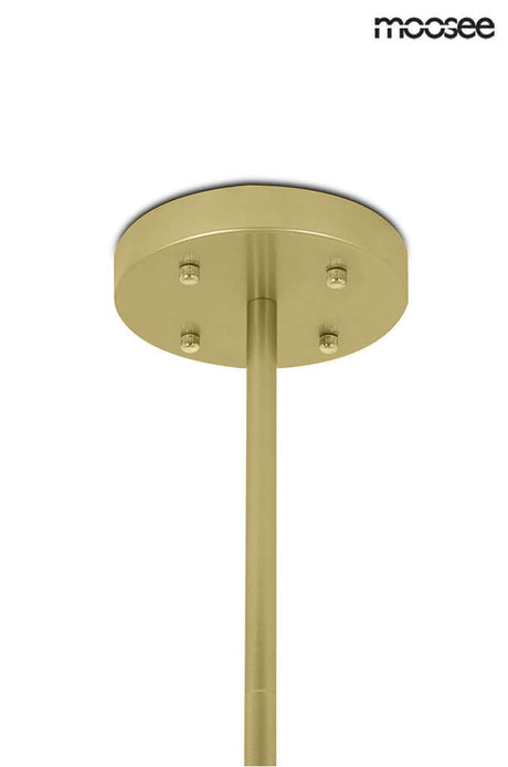 46. ​​​​Závesná lampa Astrifero 10 zlatá / jantárová