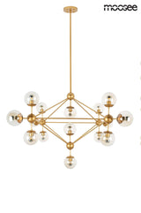 47. Závesná lampa Astrifero 15 zlatá/jantárová