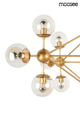 47. Závesná lampa Astrifero 15 zlatá/jantárová