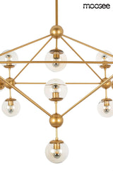 47. Závesná lampa Astrifero 15 zlatá/jantárová