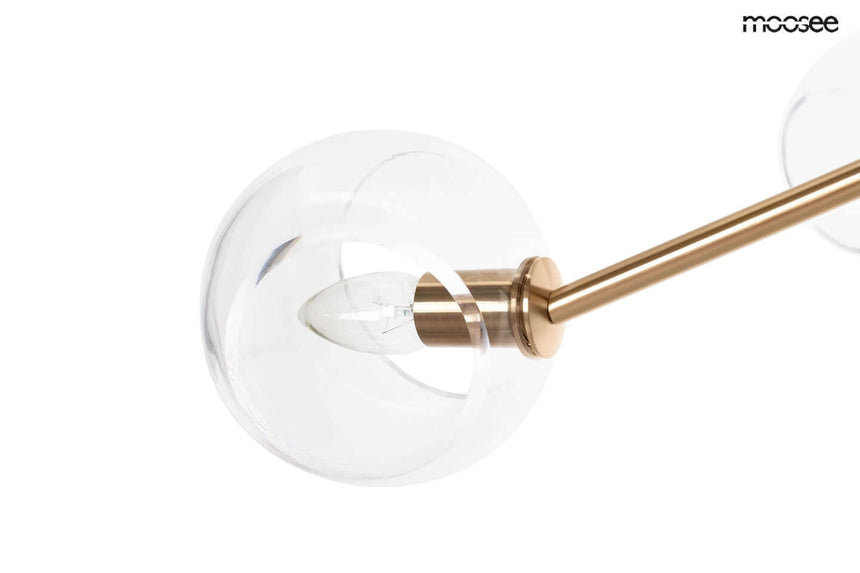 Závesná lampa Aura 6 zlatá