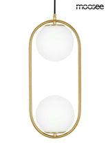 Závesná lampa Aurelia Twin zlatá