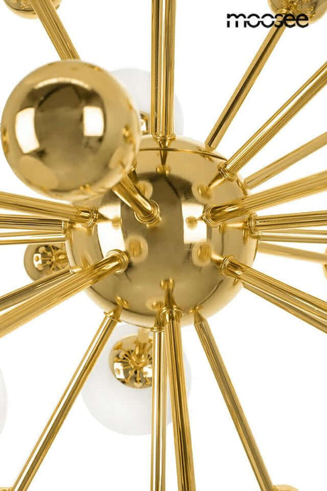 Závesná lampa Aurelia zlatá