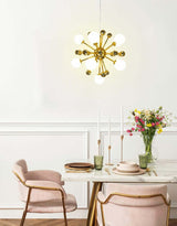 Závesná lampa Aurelia zlatá