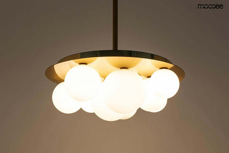 Závesná lampa Bacardi zlatá