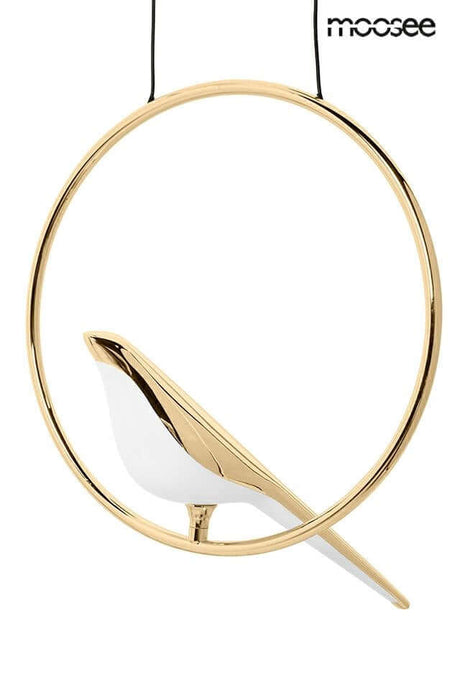 Závesná lampa Bird Disc zlatá