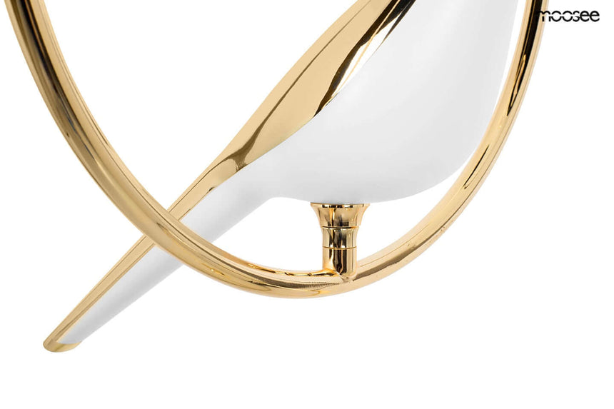 Závesná lampa Bird Disc zlatá