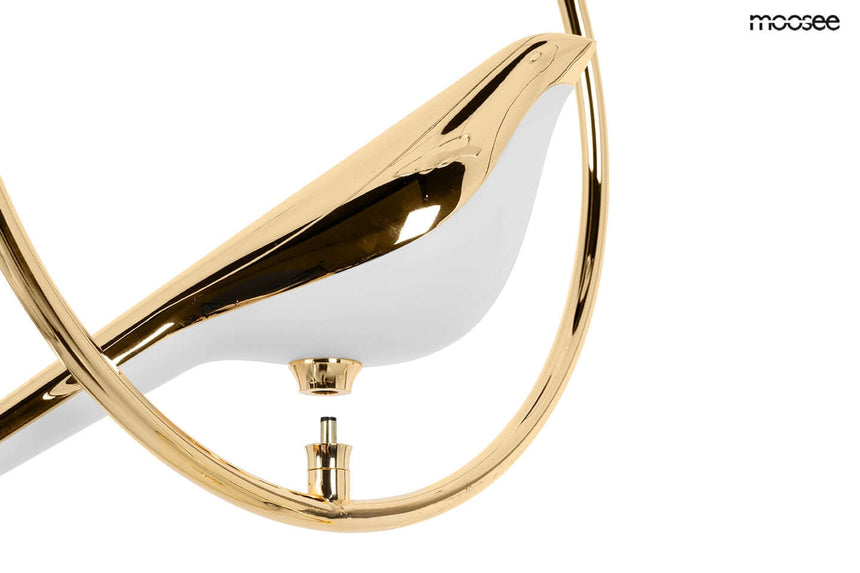 Závesná lampa Bird Line zlatá