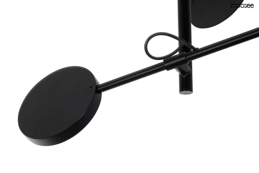 Závesná lampa Bobbie 3 čierna