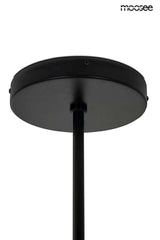 Závesná lampa Bobbie 3 čierna