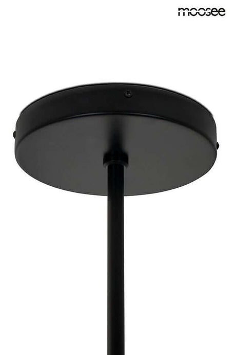 Závesná lampa Bobbie 3 čierna