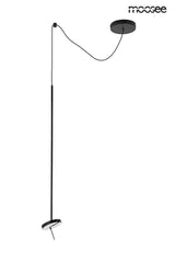 Závesná lampa Bobbie čierna