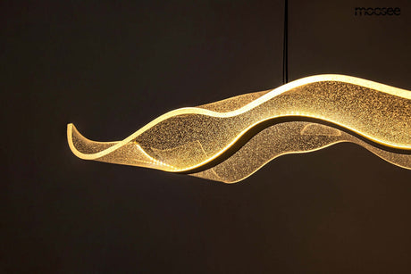 Závesná lampa Breath 150 zlatá