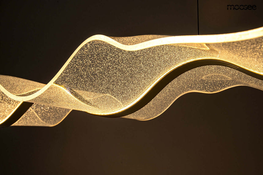 Závesná lampa Breath 150 zlatá