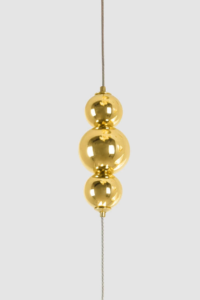 Závesná lampa Butterfly Disc 5 zlatá