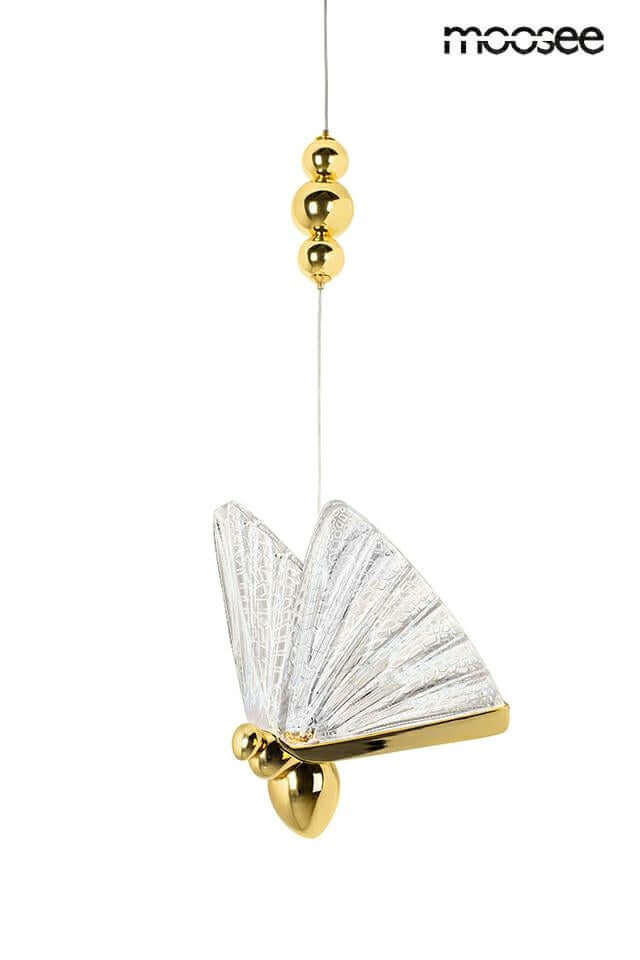 Závesná lampa Butterfly M zlatá