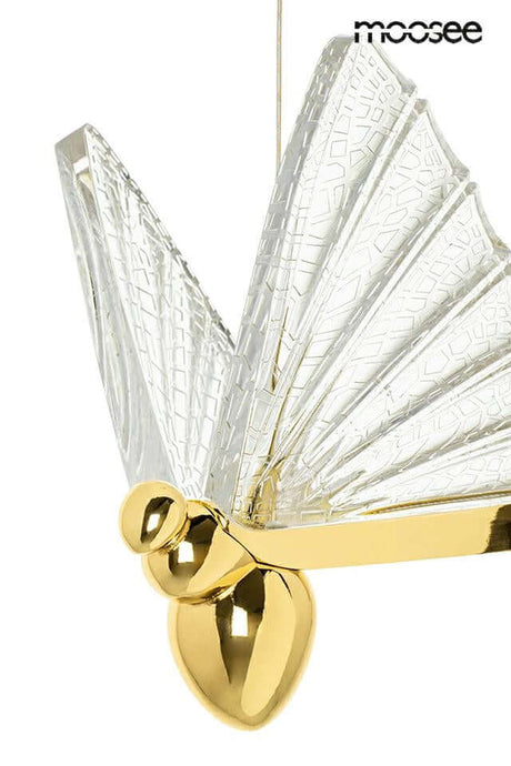 Závesná lampa Butterfly S zlatá