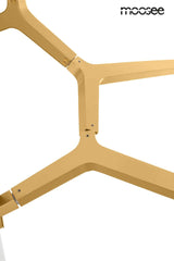 Závesná lampa Candelabr 10 zlatá