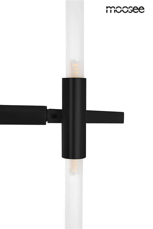 Závesná lampa Candelabr 10 čierna