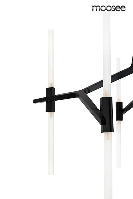 Závesná lampa Candelabr 10 čierna