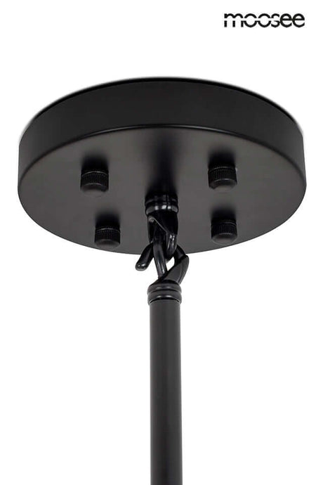 Závesná lampa Candelabr 10 čierna
