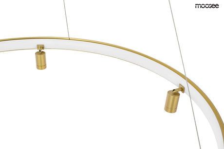 37. Závesná lampa Circle Spot 98 Gold, zlatá