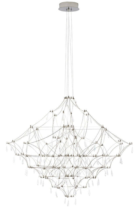 Závesná lampa Constellation 77 – LED, brúsená oceľ