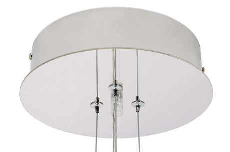 Závesná lampa Constellation 77 – LED, brúsená oceľ