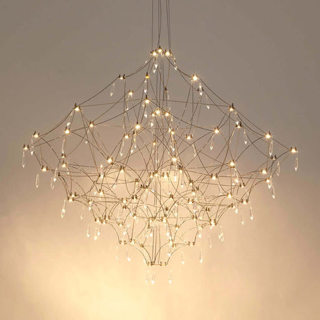 Závesná lampa Constellation 77 – LED, brúsená oceľ
