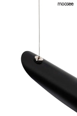 Závesná lampa Conteo čierna