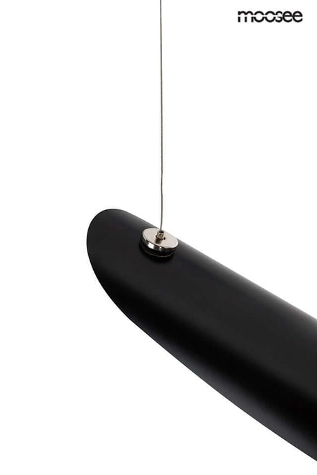 Závesná lampa Conteo čierna