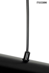 Závesná lampa Conteo čierna