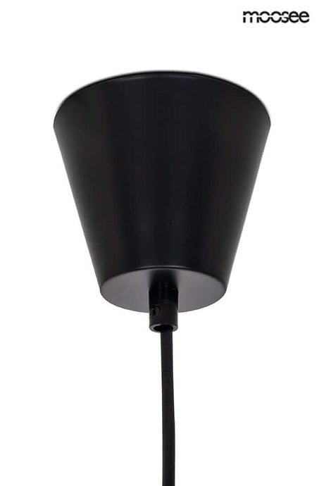 Závesná lampa Conteo čierna