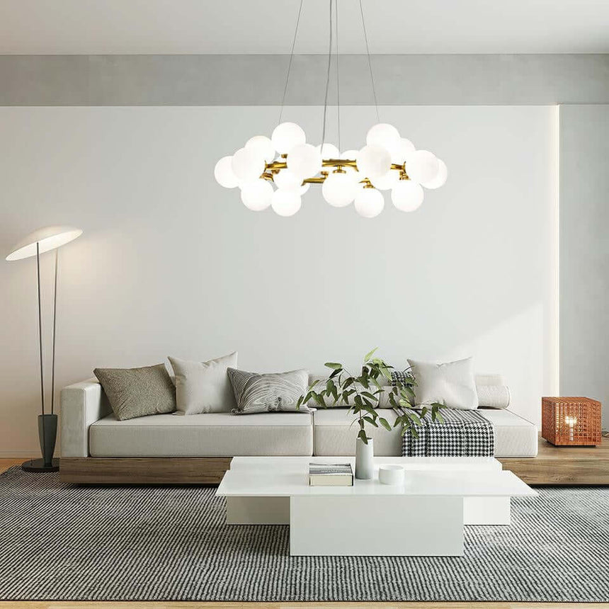 79. Závesná lampa Cosmo 72 zlatá